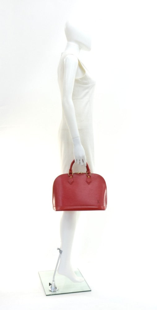 alma epi leather handbag