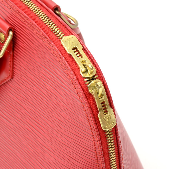 alma epi leather handbag