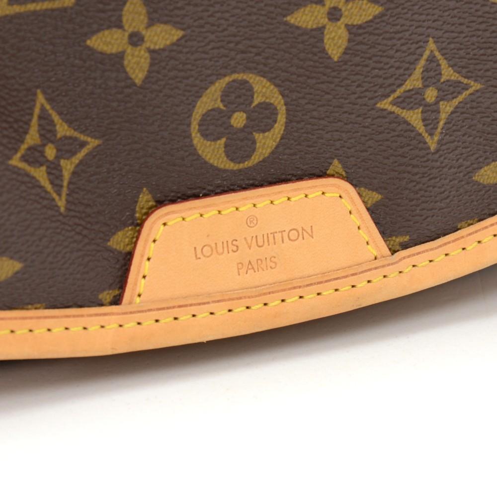 menilmontant mm monogram canvas shoulder bag
