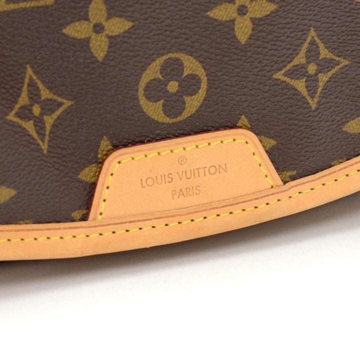 menilmontant mm monogram canvas shoulder bag