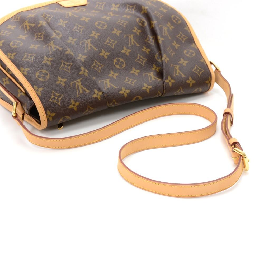 menilmontant mm monogram canvas shoulder bag