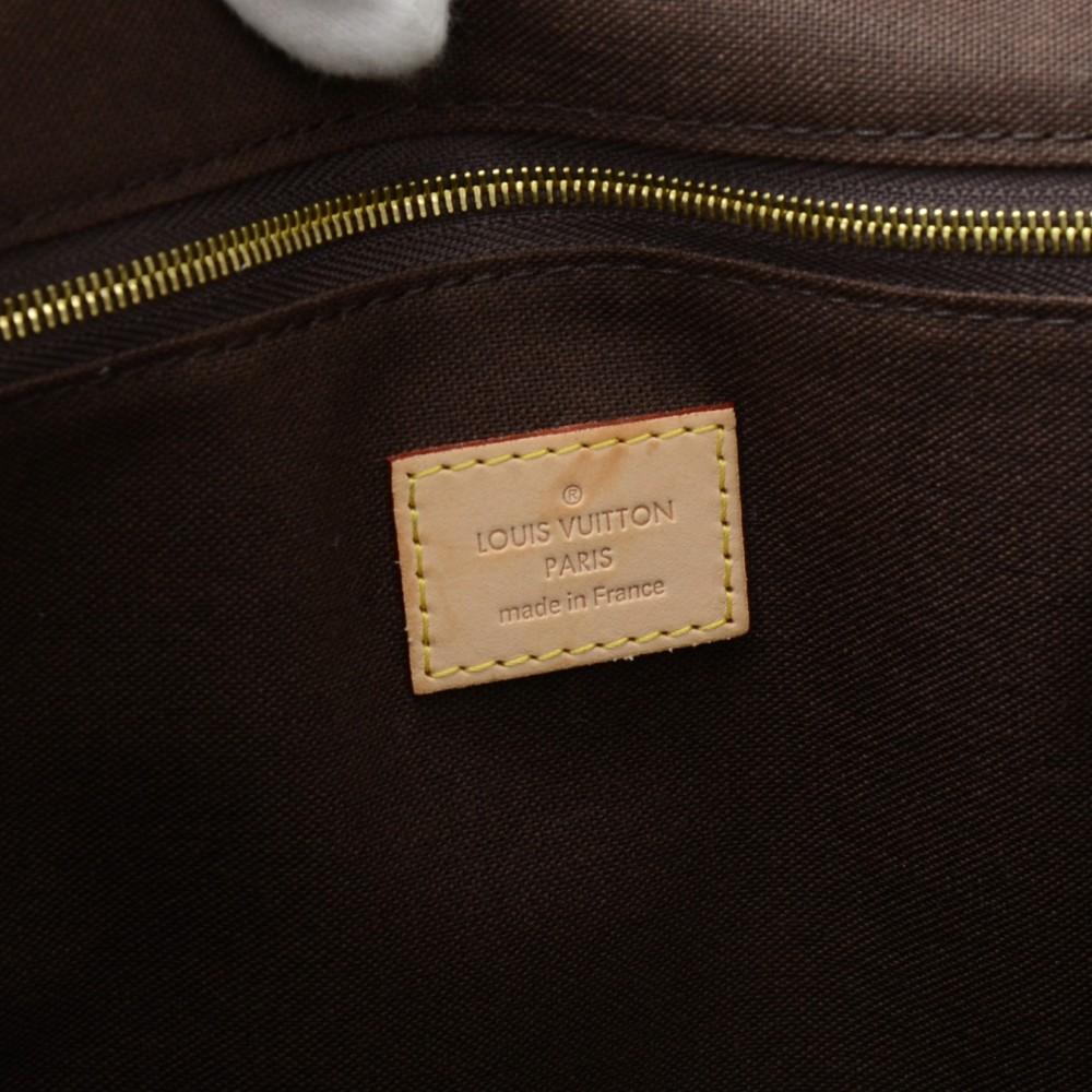 menilmontant mm monogram canvas shoulder bag