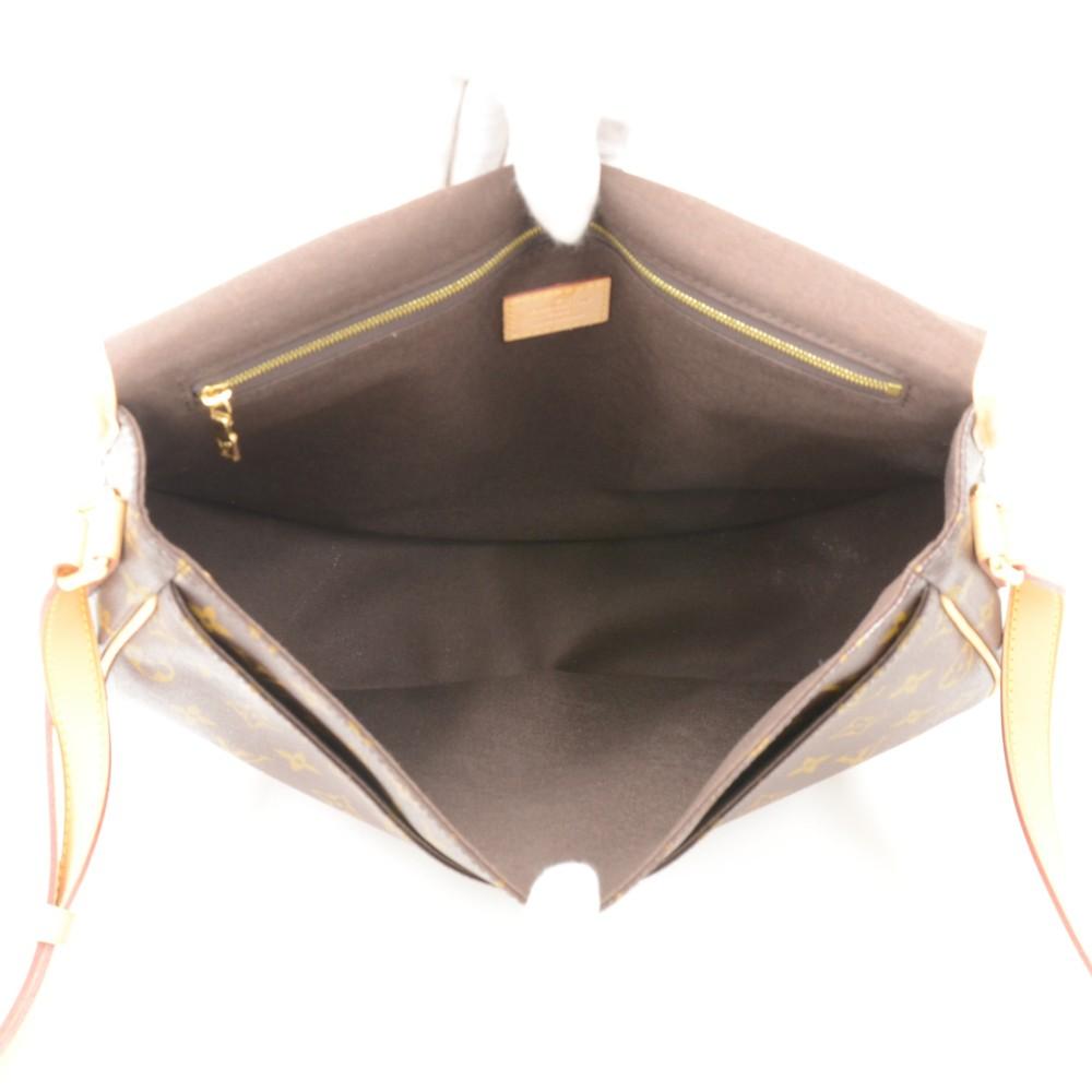 menilmontant mm monogram canvas shoulder bag
