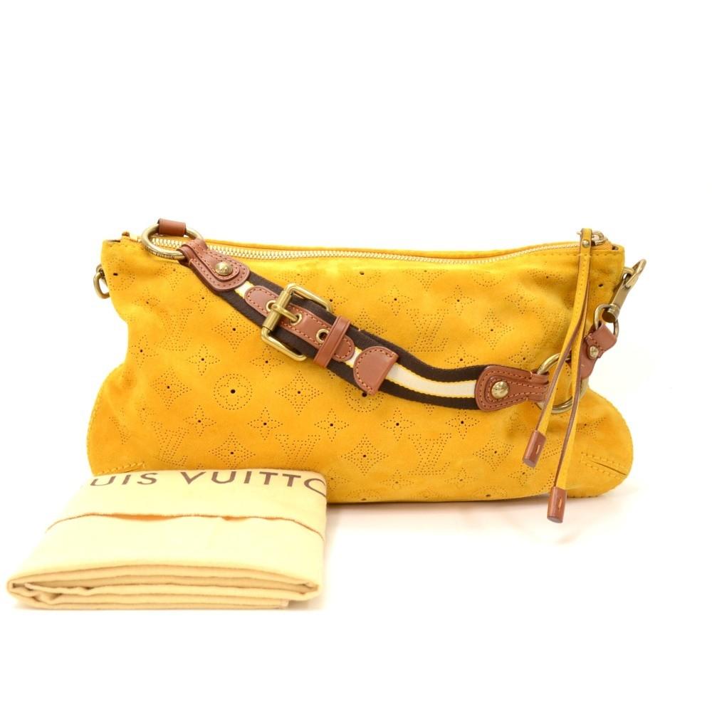 onatah pochette suede leather shoulder bag