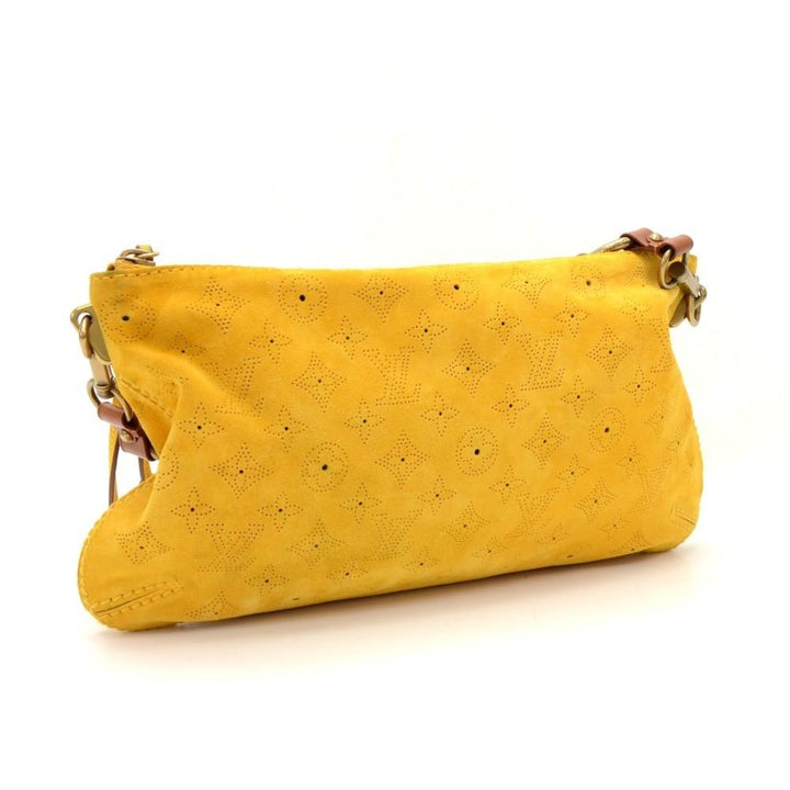 onatah pochette suede leather shoulder bag