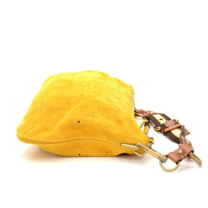 onatah pochette suede leather shoulder bag