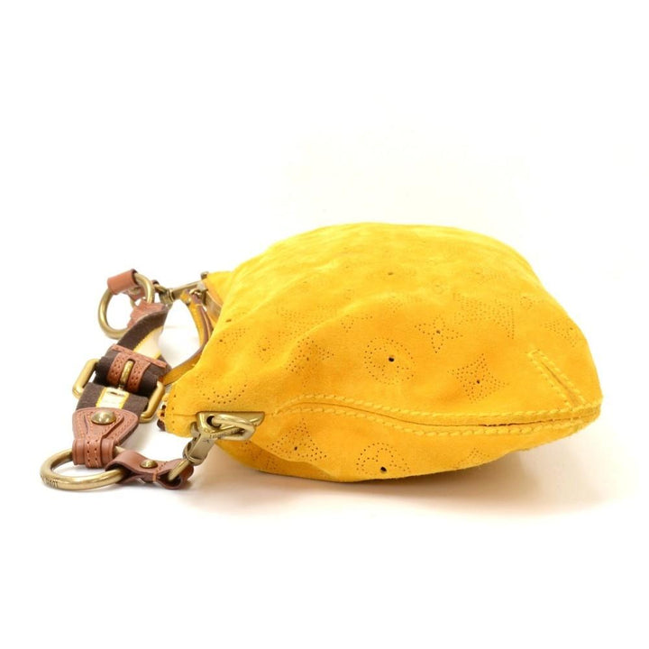 onatah pochette suede leather shoulder bag