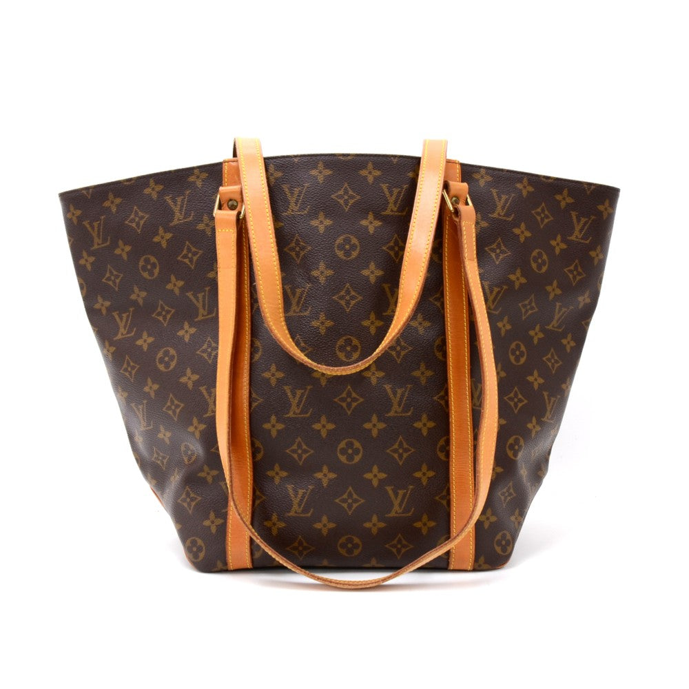 sac shopping monogram canvas tote bag