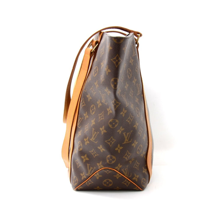 sac shopping monogram canvas tote bag
