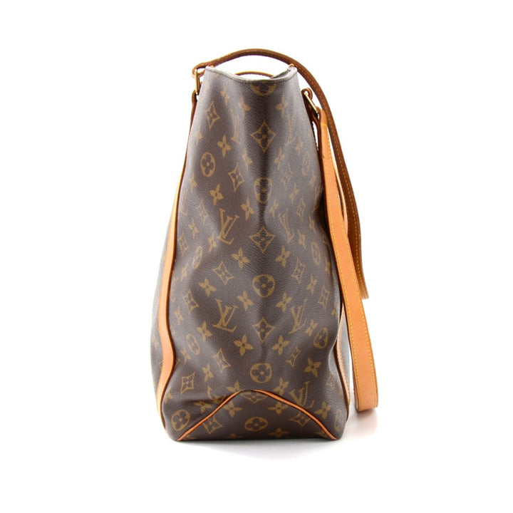 sac shopping monogram canvas tote bag