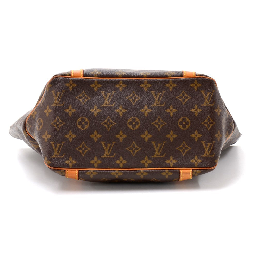 sac shopping monogram canvas tote bag