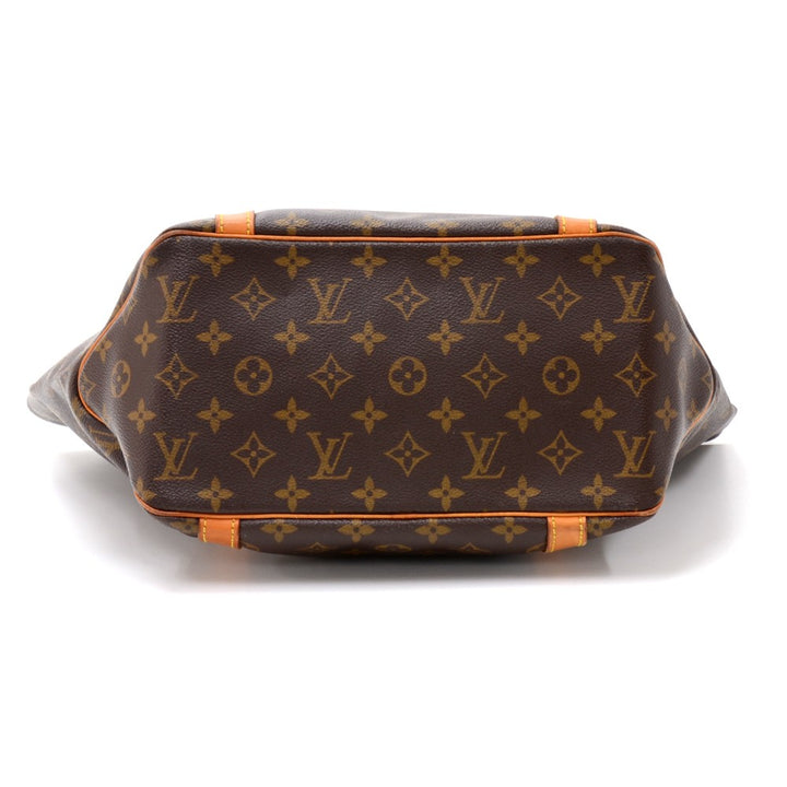 sac shopping monogram canvas tote bag