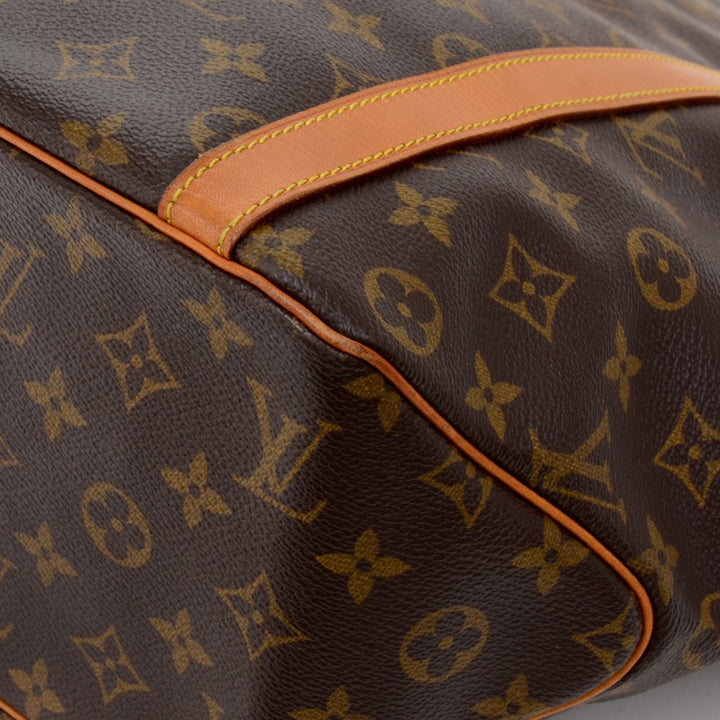 sac shopping monogram canvas tote bag