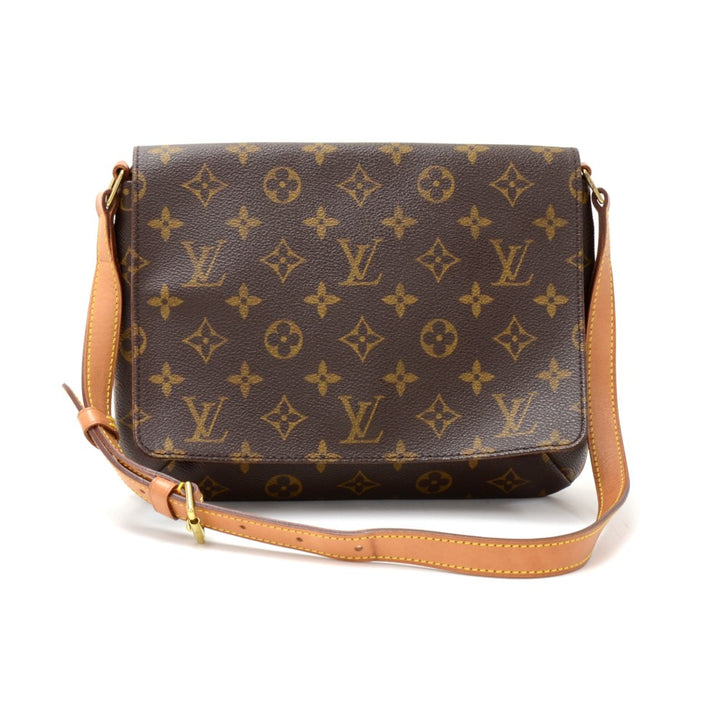 musette tango monogram canvas shoulder bag