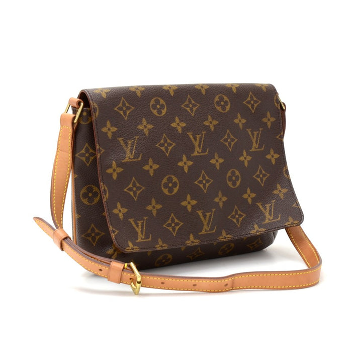 musette tango monogram canvas shoulder bag