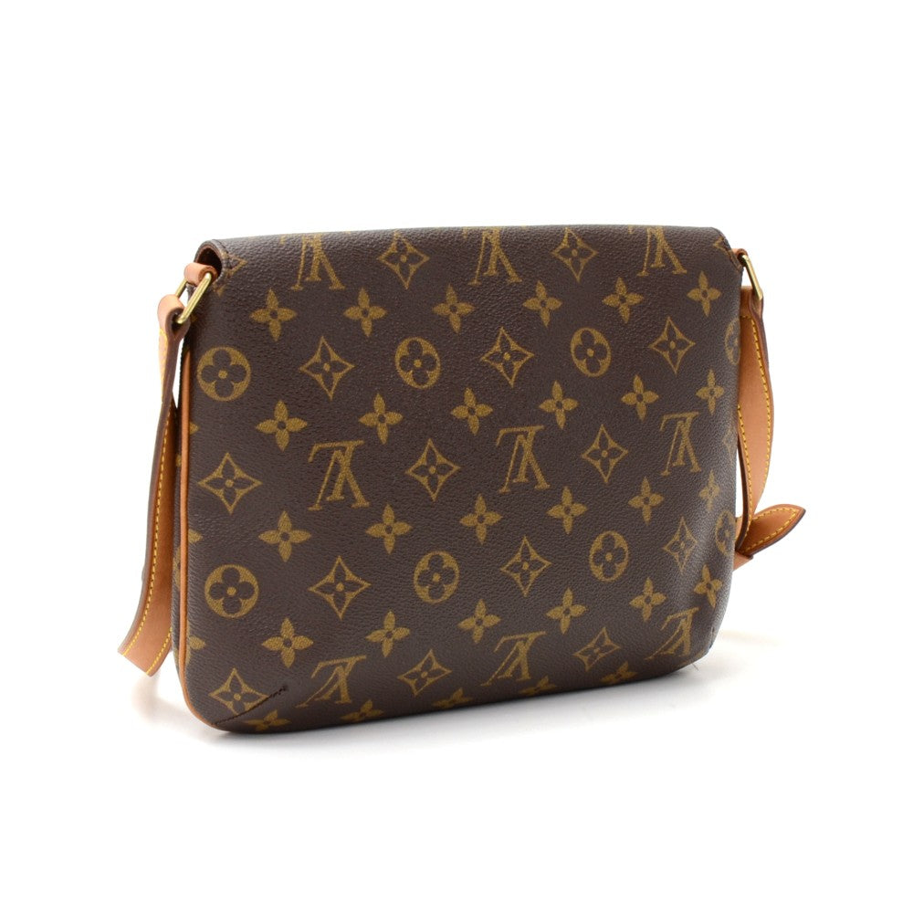 musette tango monogram canvas shoulder bag