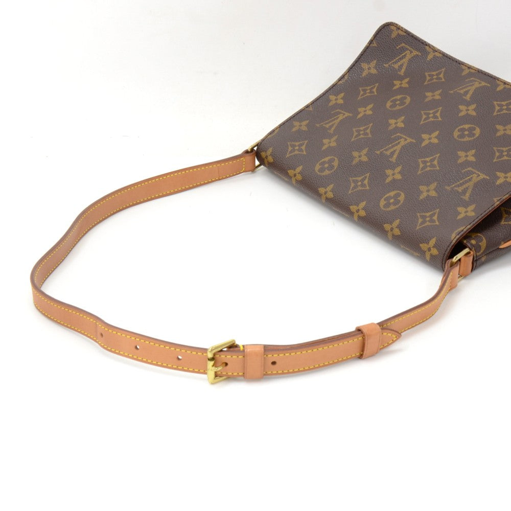 musette tango monogram canvas shoulder bag
