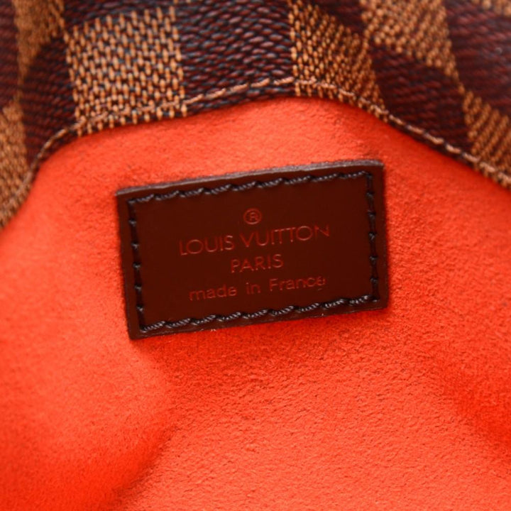 aubagne damier ebène canvas shoulder bag
