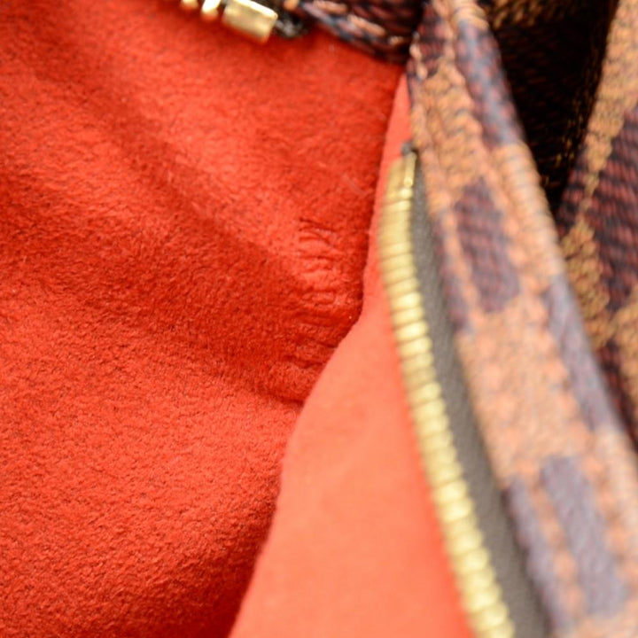 aubagne damier ebène canvas shoulder bag