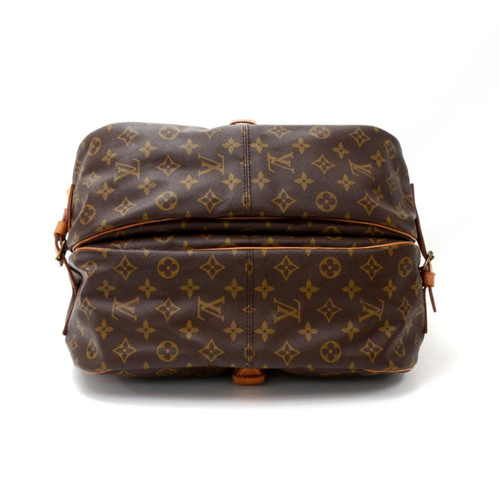 saumur 35 monogram canvas shoulder bag