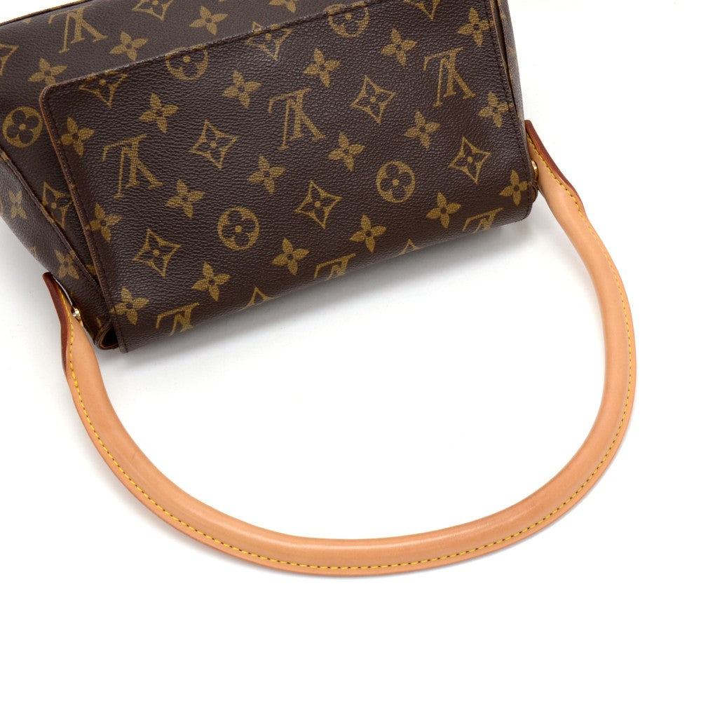mini looping monogram canvas handbag