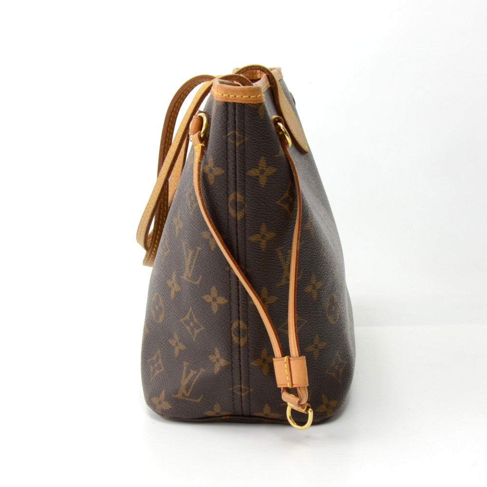 neverfull pm monogram canvas tote bag