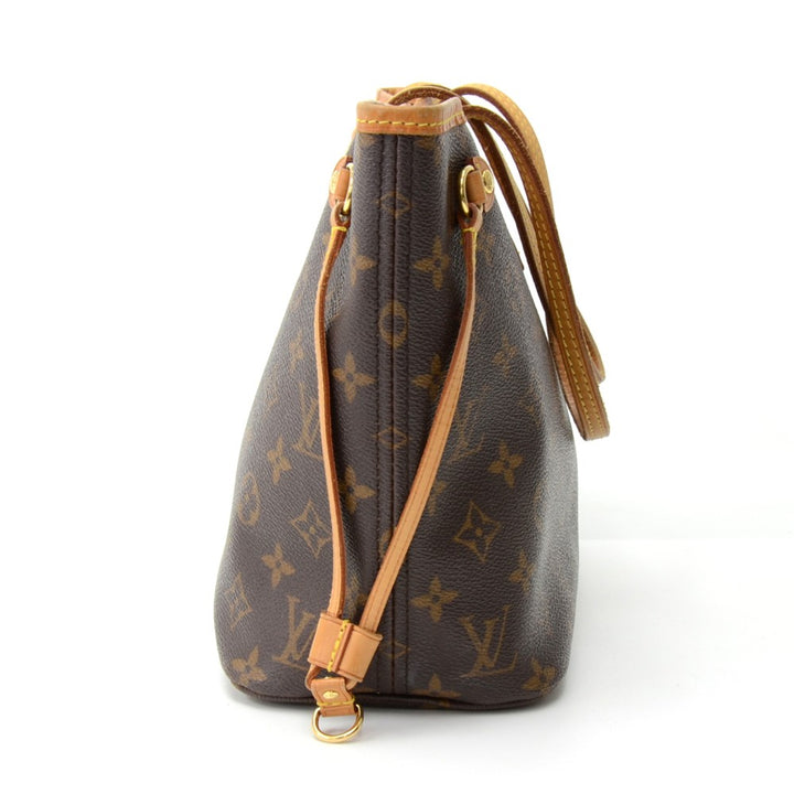 neverfull pm monogram canvas tote bag
