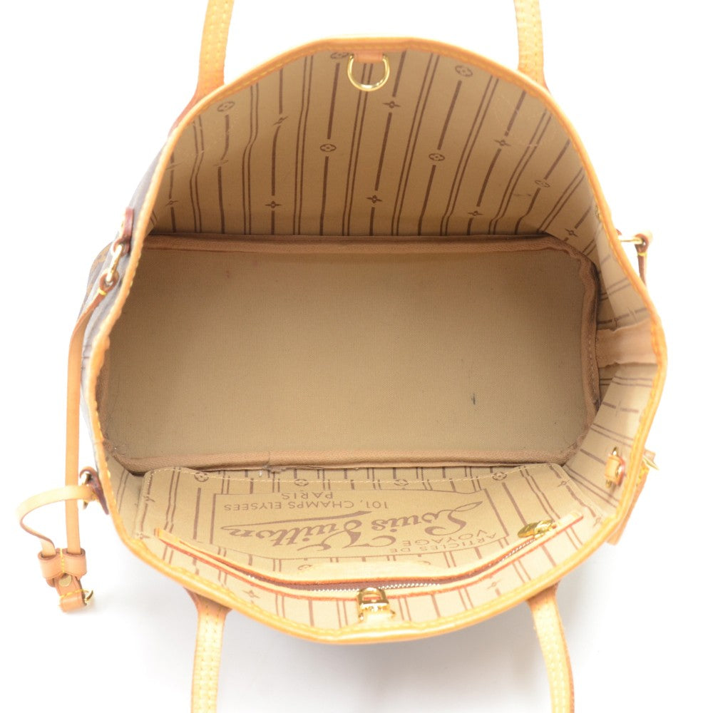 neverfull pm monogram canvas tote bag