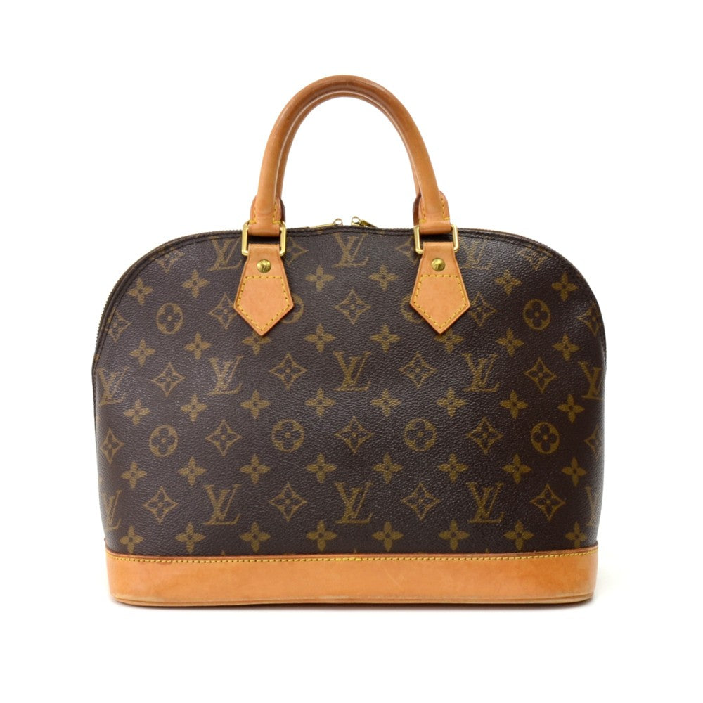 alma monogram canvas handbag