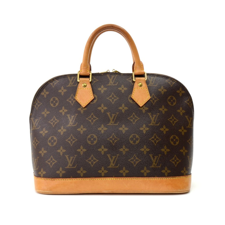 alma monogram canvas handbag