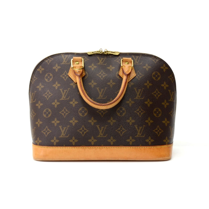 alma monogram canvas handbag