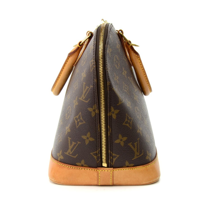 alma monogram canvas handbag