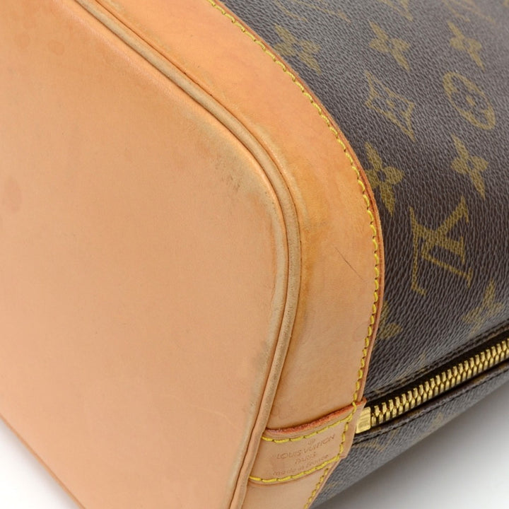 alma monogram canvas handbag