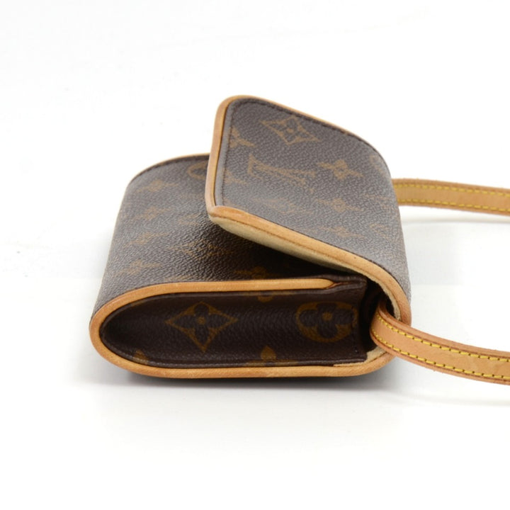pochette twin pm monogram canvas shoulder bag
