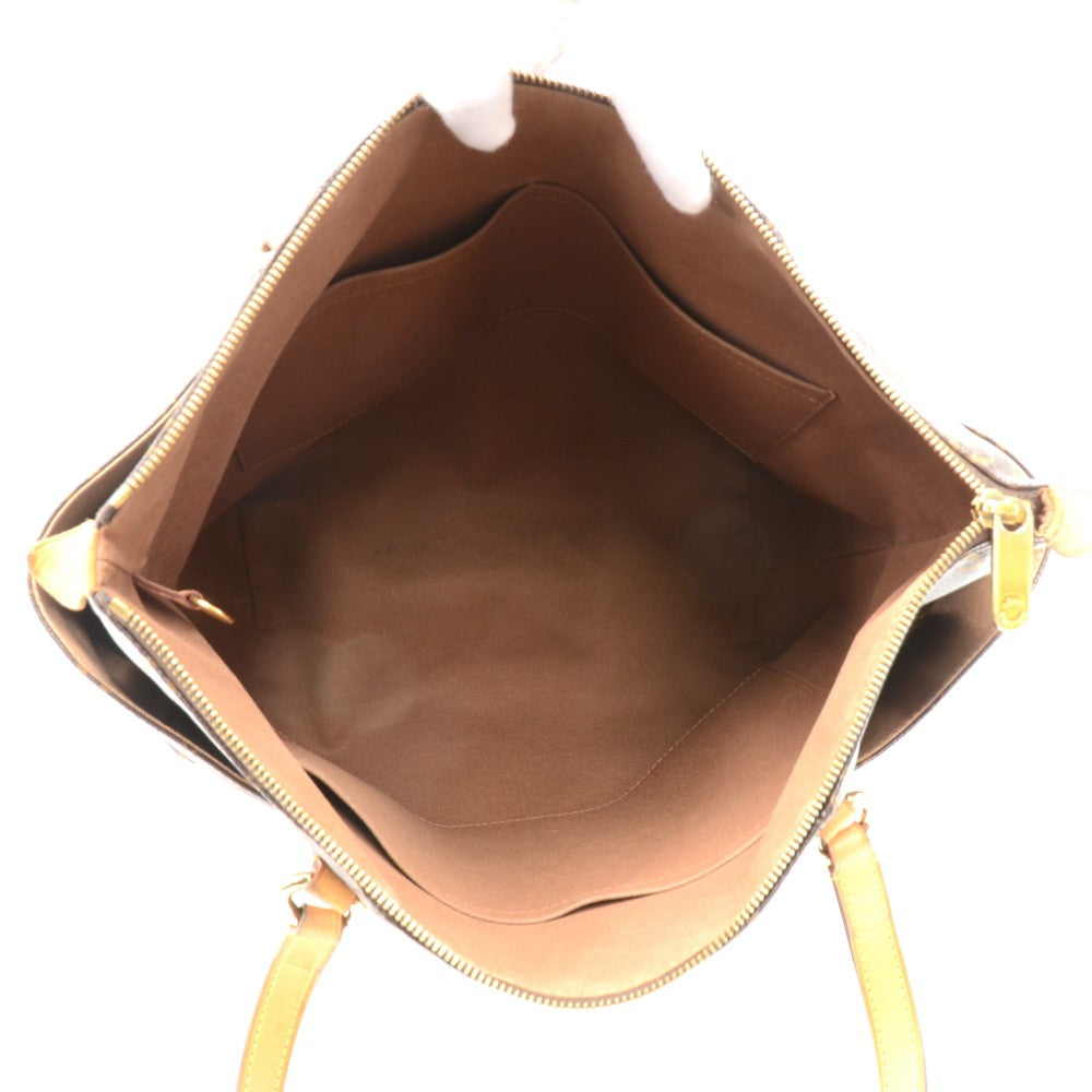 totally pm monogram canvas shoulder bag