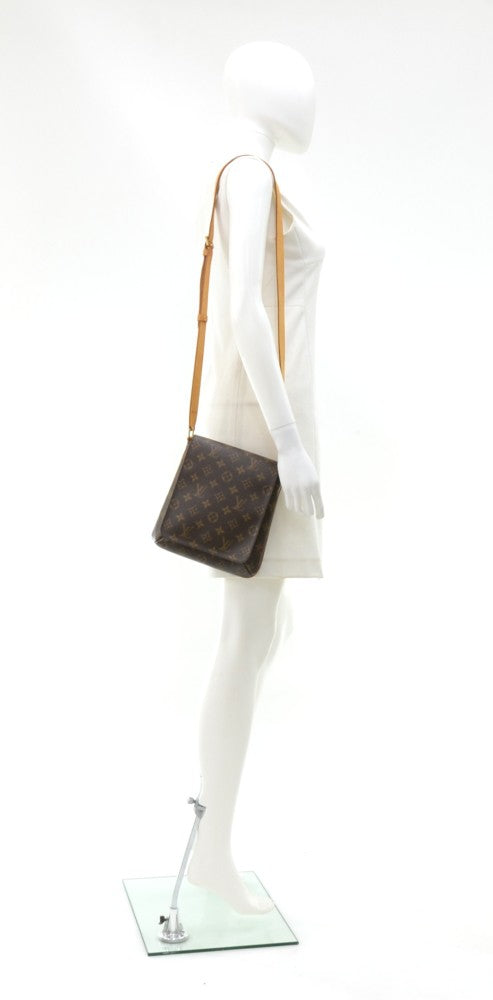 musette salsa monogram canvas shoulder bag