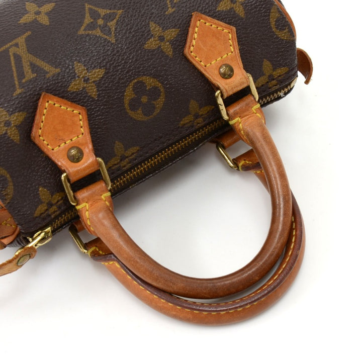 mini speedy sac hl monogram canvas handbag