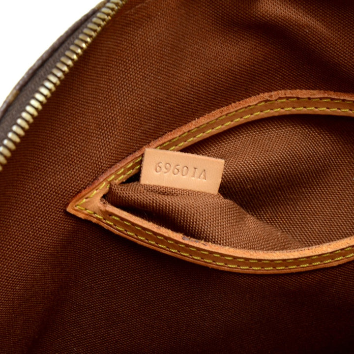 alma monogram canvas handbag with strap
