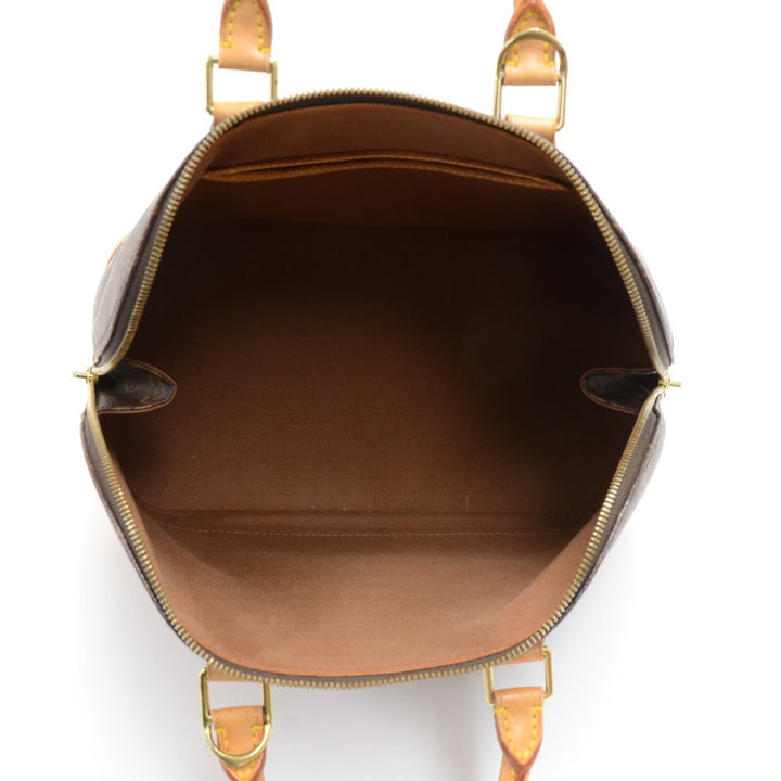 alma monogram canvas handbag with strap
