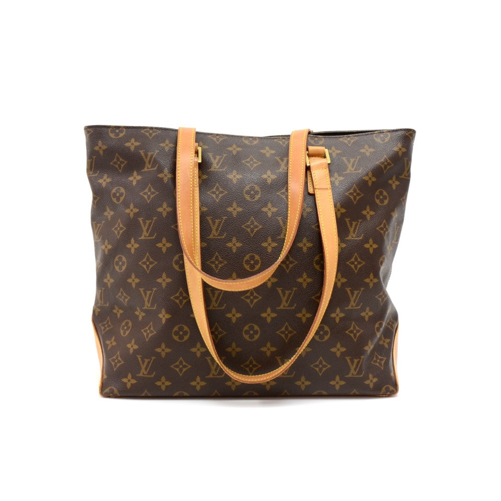 cabas mezzo monogram canvas shoulder bag