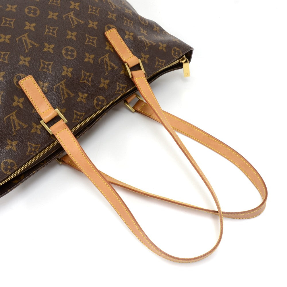cabas mezzo monogram canvas shoulder bag