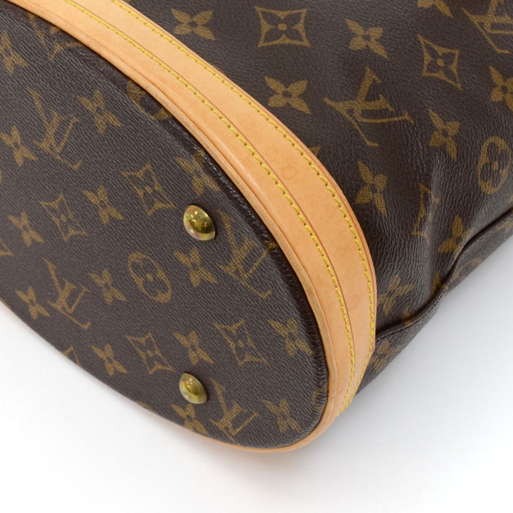 bucket pm monogram canvas shoulder bag