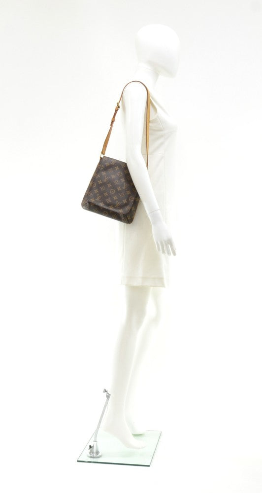 musette salsa monogram canvas shoulder bag