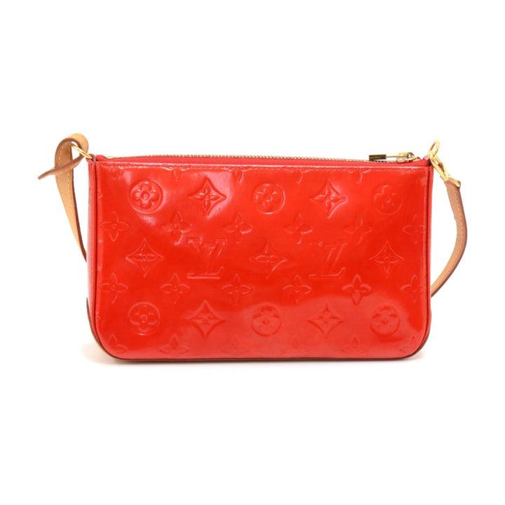 mallory monogram vernis leather handbag