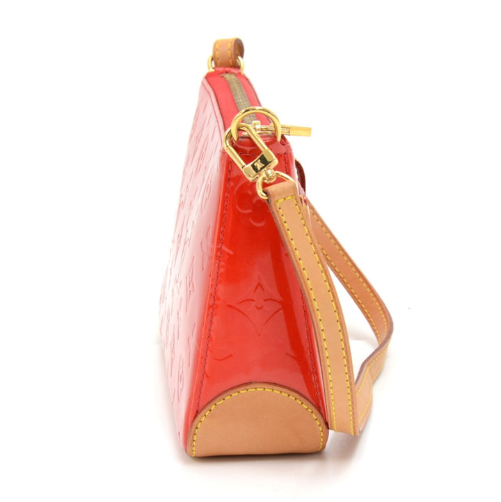mallory monogram vernis leather handbag