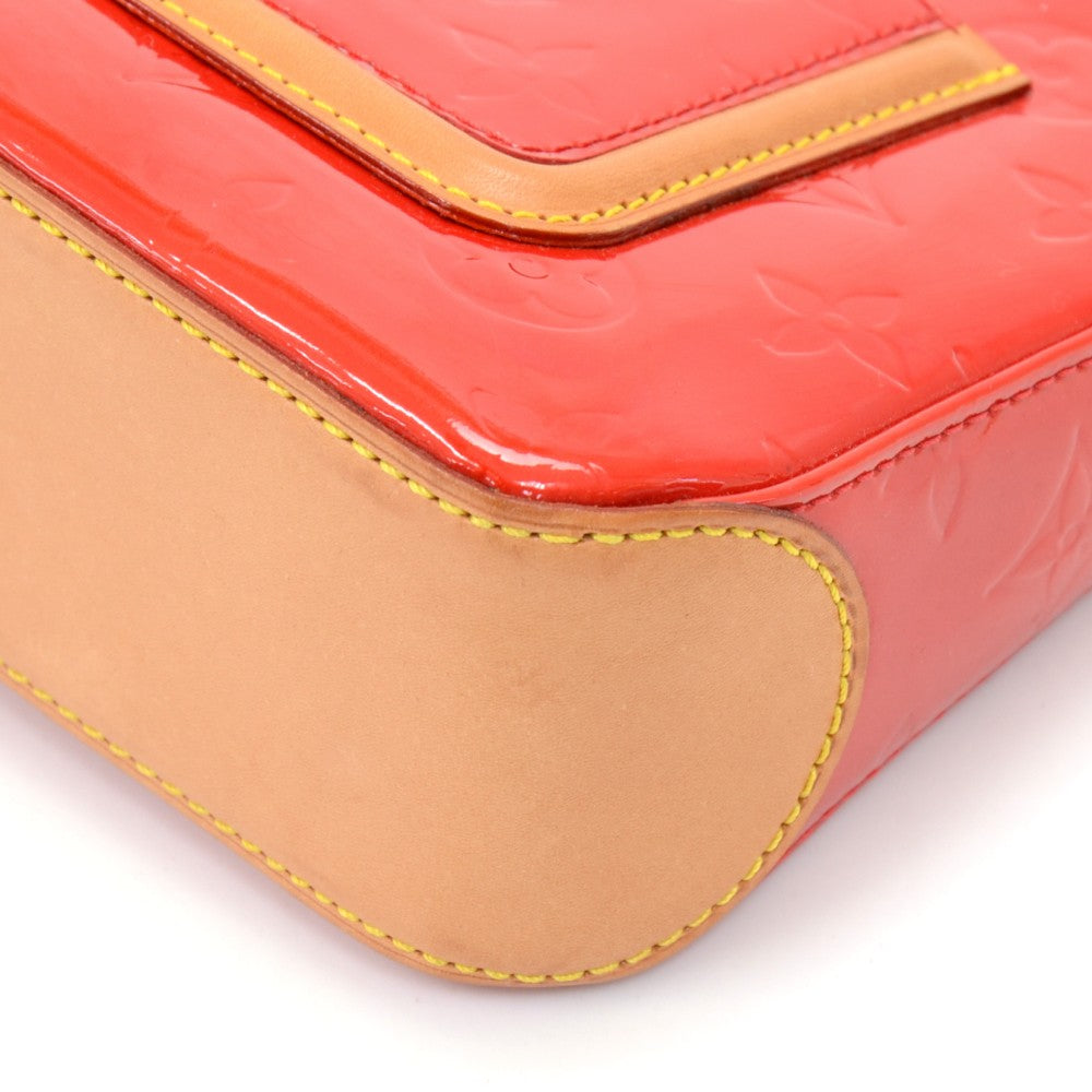 mallory monogram vernis leather handbag