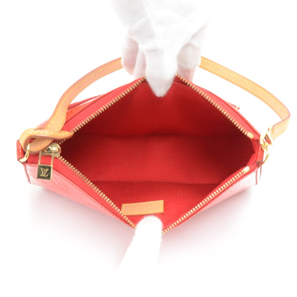 mallory monogram vernis leather handbag