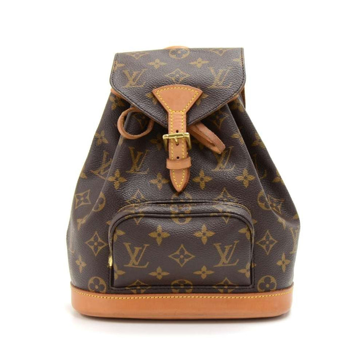 mini montsouris monogram canvas backpack bag