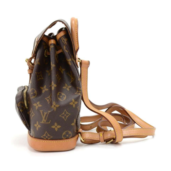 mini montsouris monogram canvas backpack bag