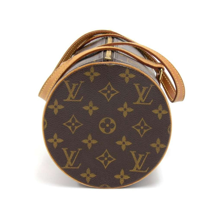 papillon 30 monogram canvas handbag with pouch